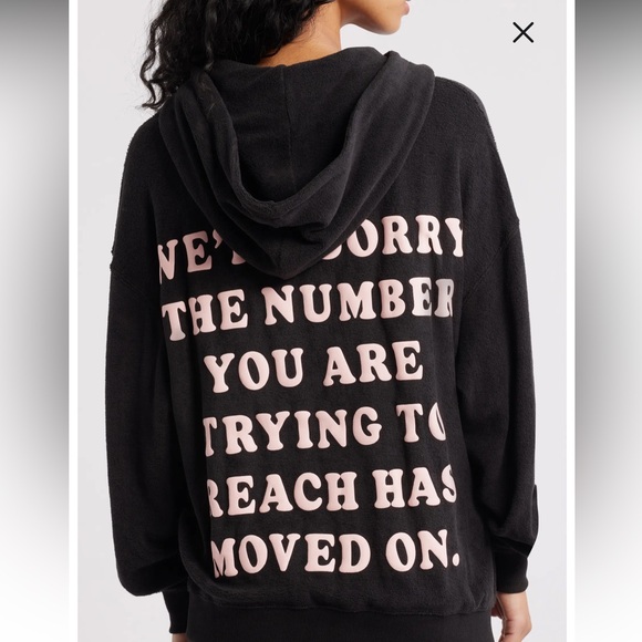 1-800 Logo High Pile Fleece Hoodie - Picture 2 of 13